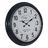 Relógio de Parede Branco Preto Ferro 70 X 70 X 6,5 cm