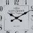 Relógio de Parede Branco Ferro 60 X 60 X 6,5 cm