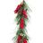 Grinalda de Natal Vermelho Verde Plástico Abacaxis 140 cm