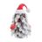 árvore de Natal Branco Vermelho Verde Plástico Polyfoam Tecido 21 X 21 X 45 cm