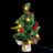 árvore de Natal Multicolor Pvc Metal 20 X 20 X 40 cm