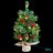 árvore de Natal Multicolor Pvc Metal 30 X 30 X 60 cm