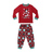 Pijama Infantil Mickey Mouse Vermelho 12 Anos
