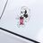 Guarda-chuva Mickey Mouse Transparente Preto