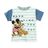 Camisola de Manga Curta Mickey Mouse Infantil Multicolor 18 Meses