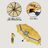 Guarda-chuva Dobrável Harry Potter Hufflepuff Amarelo 53 cm