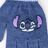 Luvas Stitch Azul Escuro 2-8 Anos