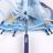 Guarda-chuva Bluey Azul Poe 45 cm