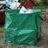 Saco de lixo para jardim quadrado 325 L verde 6072401