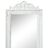 Espelho De Pés Estilo Barroco 160x40 Cm Branco