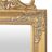 Espelho De Pés Em Estilo Barroco 160x40 Cm Dourado