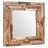 Espelho Decorativo Em Teca 60x60 Cm Quadrado