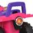 Moto 4 Para Crianças Com Som E Luz Rosa E Roxo