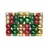 Bolas de Natal 100 pcs Vermelho/dourado/verde