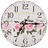 Relógio de Parede de Cozinha Vintage 30 cm Florido