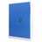 Armário De Escritório 90x40x140 Cm Metal Cinzento E Azul