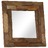 Espelho em Madeira Recuperada Maciça 50x50 cm