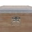 Caixa de Arrumação Madeira de Abeto Maciça 91x52x40 cm Castanho