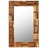 Espelho De Parede Em Madeira Recuperada Maciça 60x90 Cm