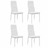 Cadeiras Sala Jantar 4 Un. 43x435x96cm Branco
