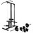Torre Musculação com Conjunto Barras e Halteres 30,5 kg