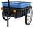Reboque Carga Para Bicicleta De Mão 155x61x83 Cm Aço Azul