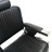 Cadeira de Barbeiro 68x69x116 Cm Couro Artificial Preto