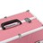 Caixa de Maquilhagem 37x24x35 cm Alumínio Cor-de-rosa