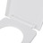 Assentos Sanita Com Tampas De Fecho Suave 2 Pcs Plástico Branco