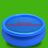 Película Para Piscina Pe Solar Flutuante Redondo 250 Cm Azul