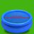 Película Para Piscina Pe Solar Flutuante Redondo 300 Cm Azul