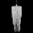 Candelabro de Tecto Cristal-26 X 70 cm