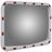 Espelho Retrovisor Convexo Retangular 60 X 80 Cm Com Refletores