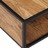 Mesa de centro 70x70x32 cm madeira de acácia maciça