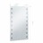 Espelho de parede LED para casa de banho 60x100 cm