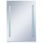 Espelho de parede LED c/ prateleira casa de banho 50x70 cm
