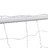 Balizas De Futebol Com Redes 2 Un. Aço 182x61x122 Cm Aço Branco