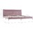 Estrutura de Cama Com Leds 180x200 Cm Tecido Cor-de-rosa