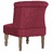 Cadeiras Francesas 2 Pcs Tecido Vermelho Tinto