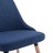 Cadeiras de Jantar 2 Pcs Tecido Azul
