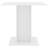 Mesa de Jantar 80x80x75 cm Contraplacado Branco