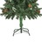Árvore De Natal Com Pinhas e Brilho Branco 150 Cm