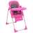 Cadeiras de Refeição para Bebé Rosa e Cinzento