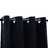 Cortinas Blackout com Argolas 2 pcs 140x175 cm Veludo Preto