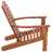 Cadeira Adirondack em madeira de acácia maciça
