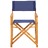 Cadeiras De Realizador 2 Pcs Madeira De Acácia Maciça Azul