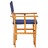 Cadeiras De Realizador 2 Pcs Madeira De Acácia Maciça Azul