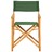 Cadeiras De Realizador 2 Pcs Madeira De Acácia Sólida Verde