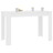 Mesa de jantar 120x60x76 cm contraplacado branco
