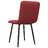 Cadeiras De Jantar 2 Pcs Tecido Vermelho Tinto